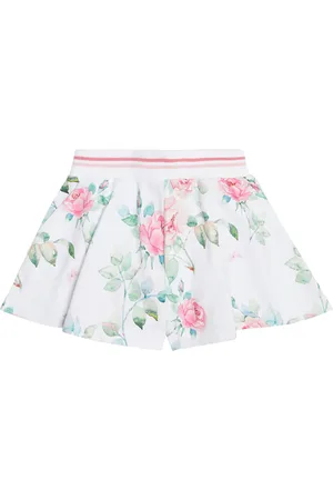 MONNALISA Floral cotton shorts