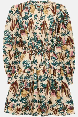 ULLA JOHNSON Karina cotton poplin minidress