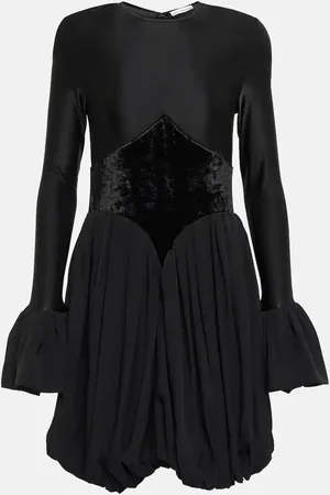 Paco rabanne Pleated flared minidress