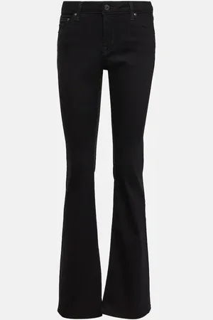 AG Jeans Low-rise flared jeans