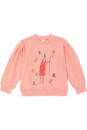 Jelly Mallow Printed cotton jersey sweatshirt