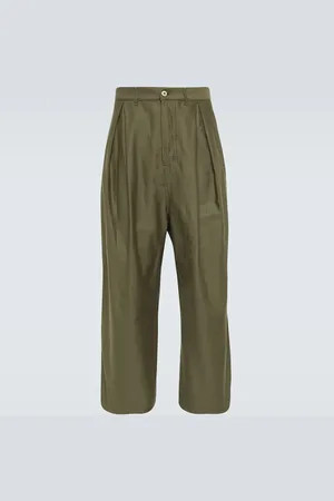Loewe Pleated cotton pants