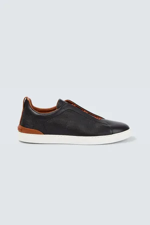 Ermenegildo Zegna Triple Stitch leather sneakers