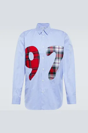 Comme des Garçons Comme des GarÃ§ons Shirt Checked cotton poplin shirt