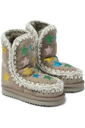 Mou Printed suede boots