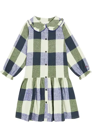 Bobo Choses Plaid cotton dress