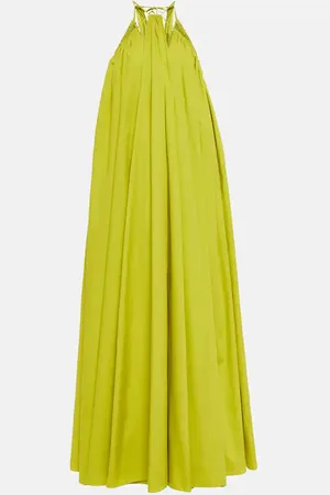 Oscar de la Renta Halterneck cotton gown