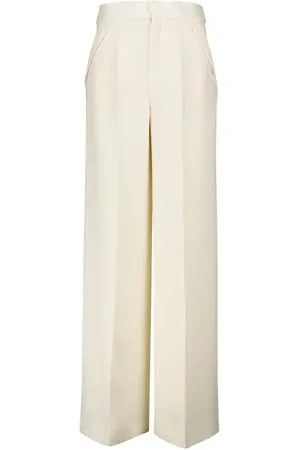 Roland Mouret Williamston wool crÃªpe wide-leg pants