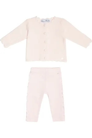 Tartine Et Chocolat Baby cotton cardigan and leggings set