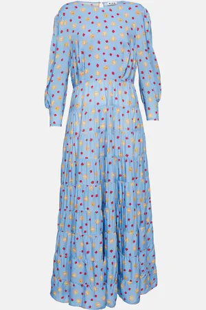 RIXO London Kristen printed tiered maxi dress