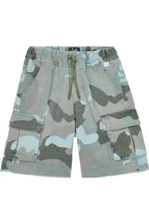 Il gufo Camouflage cotton-blend shorts