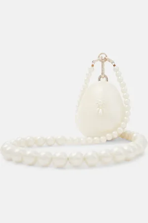 Simone Rocha Nano Egg pearl-embellished clutch