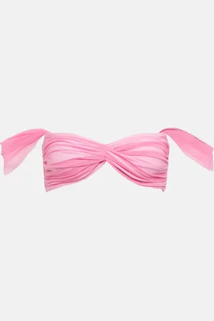 Norma Kamali Walter off-the-shoulder bikini top