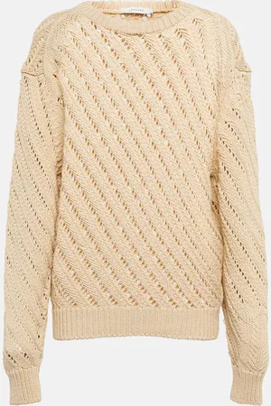 LEMAIRE Openwork cotton-blend sweater