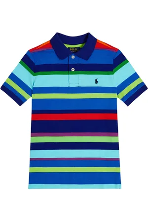 Ralph Lauren Striped cotton polo shirt