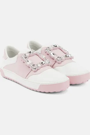 Roger Vivier Very Vivier embellished leather sneakers