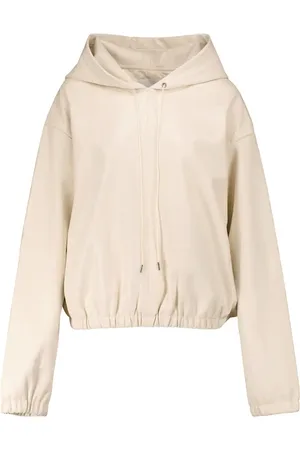 The Frankie Shop Agata faux leather hoodie