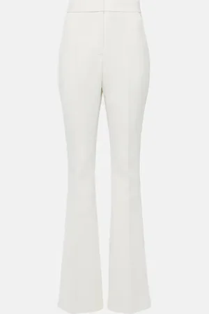 Rebecca Vallance Bridal Evelyn mid-rise crÃªpe bootcut pants