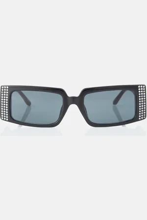 MAGDA BUTRYM Crystal-embellished square sunglasses