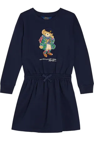Ralph Lauren Polo Bear cotton-blend jersey dress