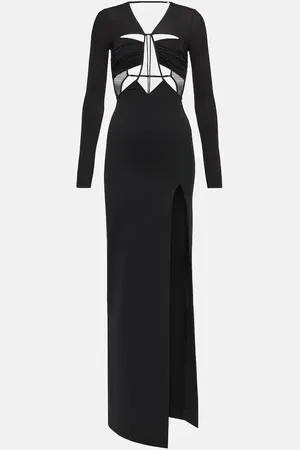 Nensi Dojaka Cutout jersey maxi dress