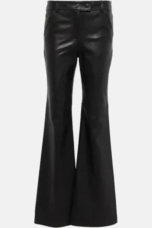 Dorothee Schumacher Sleek Statement leather flared pants