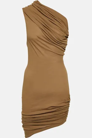 Entire Studios Ruched cotton-blend jersey minidress