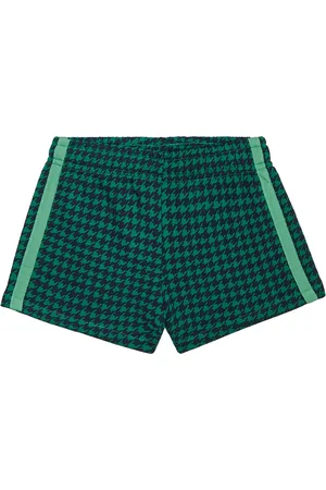 Mini Rodini Houndstooth cotton shorts