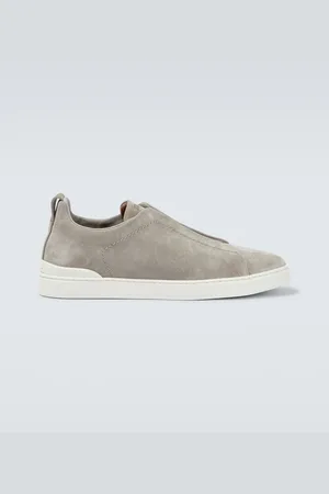 Ermenegildo Zegna Triple Stitch suede sneakers