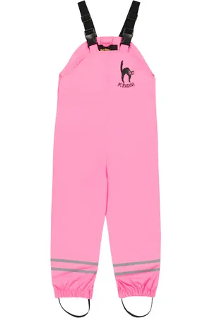Mini Rodini Catz printed overalls