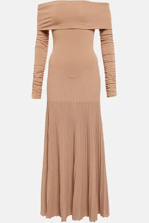Khaite Rebecca off-shoulder maxi dress
