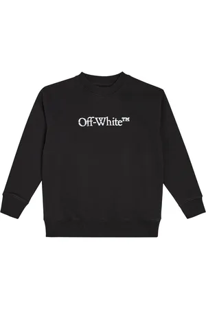 OFF-WHITE Logo cotton jersey sweatshirt