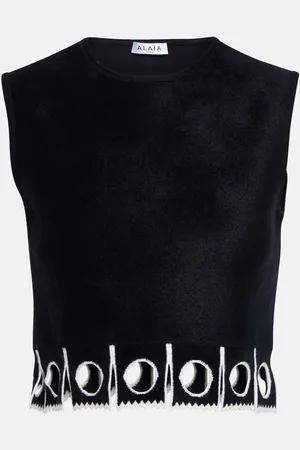 Alaïa AlaÃ¯a Sleeveless cropped top