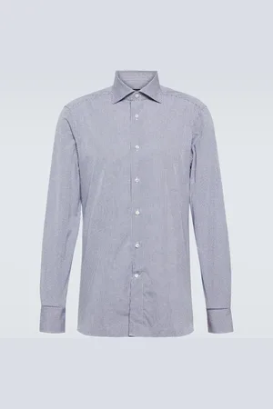 Ermenegildo Zegna Trofeo checked cotton shirt