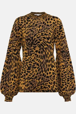 Stella McCartney Leopard printed sweater