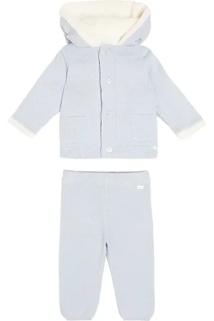Tartine Et Chocolat Baby knitted jacket and pants set