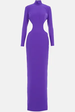 Monot MÃ´not Cutout crÃªpe gown