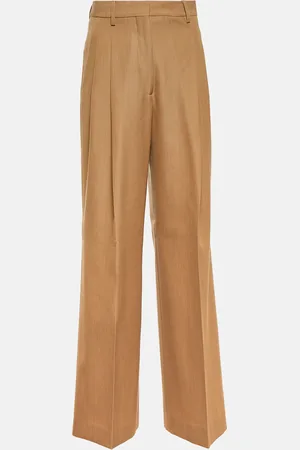 Burberry Wide-leg virgin wool pants