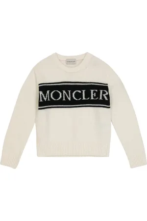 Moncler Logo intarsia wool knit sweater