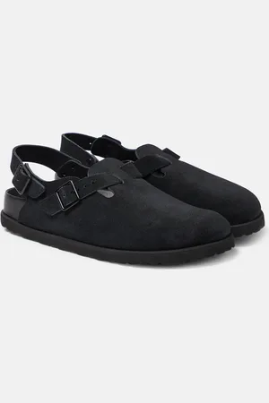 Birkenstock Tokio suede slingback clogs