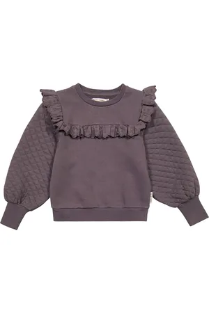 The New Society Rebeca ruffle-trimmed cotton sweater