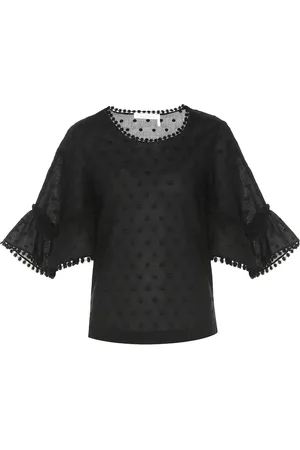 See by Chloé See By ChloÃ© Embroidered cotton top