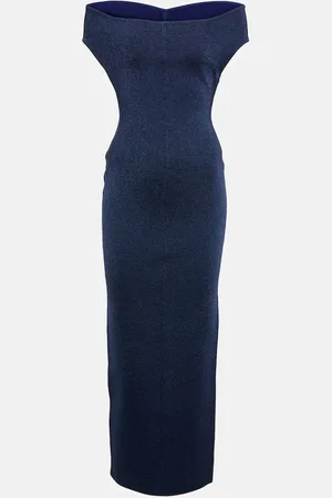 Alaïa AlaÃ¯a Off-shoulder wool-blend LurexÂ® gown