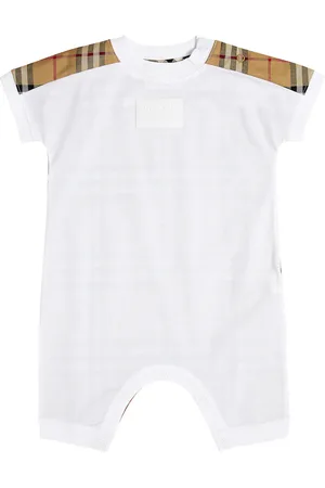 Burberry Baby Vintage Check cotton onesie