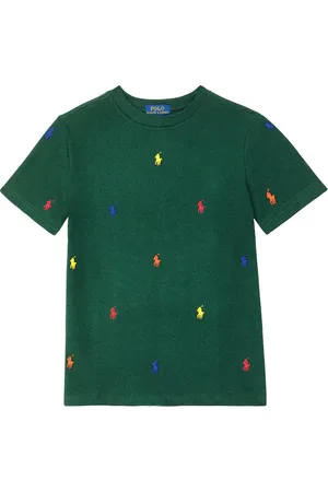 Ralph Lauren Embroidered cotton piquÃ© T-shirt