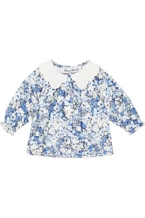 Tartine Et Chocolat Baby floral cotton top