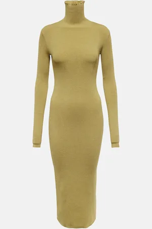 LIVE THE PROCESS Fortis ribbed-knit turtleneck dress