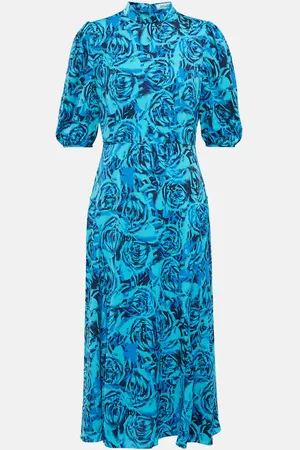 Diane von Furstenberg Nella crÃªpe midi dress