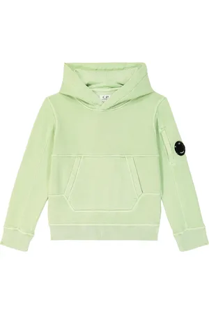 C.P. Company U16 Basic cotton fleece hoodie