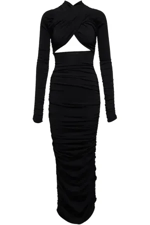 Khaite Vienna cutout jersey maxi dress